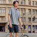 Skechers Polo Shirt Men's Trade Wind Gray Trade Wind Gray/02N6, M