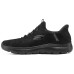 Skechers Slip Ins Anti-Slip And Wear-Resistant Lightweight Support Low-Top Casual Shoes Men's Black Черный, 39.5