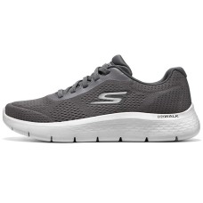 Skechers Go Walk Fle Anti-Slip Wear-Resistant Low-Top Casual Shoes Men's Gray Серый, 44.5