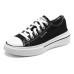 Skechers Court Classics Anti-Slip Wear-Resistant Low-Top Canvas Shoes Women's Black Черный, 37