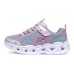 Skechers Heart Lights Kids Lifestyle Shoes Purple Green Teenagers 32