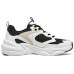 Skechers Treading Waves Anti-Slip Wear-Resistant Low-Top Casual Shoes Women's White Black Beige WHITE BLACK BEIGE, 37