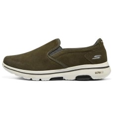 Skechers Go Walk 5 Durable Breathable Lightweight Low-Top Casual Shoes Men's Olive Green 45