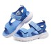 Skechers Cushioned Wear-Resistant Breathable Children's Sandals Blue Teenagers Light Blue/Multicolor, 32