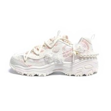 Skechers Cherry Blossom Love Anti Slip Wear Resistant Low Top Casual Shoes Women's Розовый, 38.5