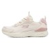 Skechers Cushioned Slip-Resistant Abrasion-Resistant Low-Top Casual Running Shoes Women's White Pink natural/multicolor, 35
