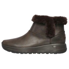 Skechers ON THE GO Joy Thermal Abrasion Resistant Short Snow Boots Women's Brown Black Brown Black, 36