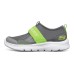 Skechers Comfy Flex 2.0 Slip Resistant Cushioning Abrasion Resistant Low Top Kids Lifestyle Shoes Ash Lemon Teenagers 37