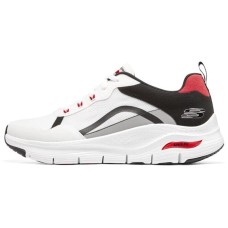 Skechers Arch Fit Shoes 'White Red Black' 42