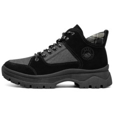 Skechers Roadies Martin Boots 'Black Grey' Women's 36