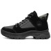 Skechers Roadies Martin Boots 'Black Grey' Women's 36