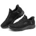 Skechers Slip Ins Anti-Slip And Wear-Resistant Lightweight Support Low-Top Casual Shoes Men's Black Черный, 39.5