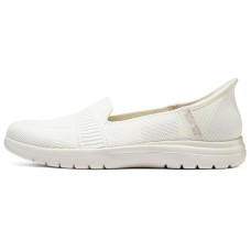Skechers Slip Ins Wear-Resistant Support Lightweight Low-Top Casual Shoes Women's White Бежевый, 36