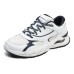 Skechers Durable Breathable Lightweight Low-Top Casual Shoes Men's White Blue White blue, 42