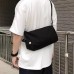 Skechers Fabric Crossbody Bag Regular Unisex Carbon Black сажа