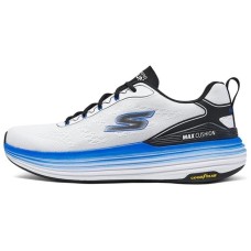 Skechers Wear-Resistant Low-Top Casual Running Shoes Men's White Black Черно-белый, 41
