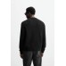 Кардиган с рельефным узором ZARA Черный, M