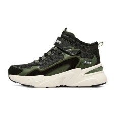 Skechers Wear-resistant And Lightweight Kids Lifestyle Shoes Green Kids' Зеленый, 28.5