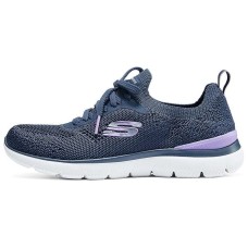 Skechers Summits Anti-Slip And Wear-Resistant Breathable Low-Top Casual Shoes Women's Blue Синий, 39