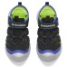 Skechers Wear-Resistant Breathable Slip-Resistant Children's Sandals Black/blue/lemon Yellow Teenagers 28.5