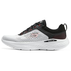 Skechers Cushioning Rebound Low-Top Running Shoes Men's White Black Черно-белый, 41