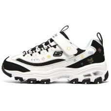 Skechers Durable Breathable Lightweight Kids Lifestyle Shoes White Black Teenagers 32