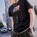Skechers Drop Shoulder Sleeve T Shirt Unisex Carbon Black сажа, S