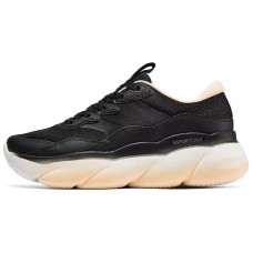 Skechers Sport Cushioned Slip-Resistant Breathable Rebound Low-Top Casual Shoes Women's Black White Черный, 35.5