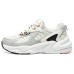 Skechers DLITES Cushioning Anti-Slip And Wear-Resistant Low-Top Chunky Sneakers Women's White Gray Orange 37