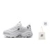 Skechers D'LITES 1.0 Low-Top Chunky Sneakers Women's White Black Черно-белый, 36.5