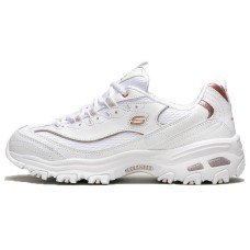Skechers D'Lites Copper Divine Low Top Daddy Shoes Creamy Women's 39.5