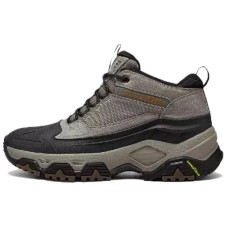 Skechers OUTDOOR MENS Anti-Slip Wear-Resistant Mid-Top Casual Shoes Men's Gray Серый черный, 45