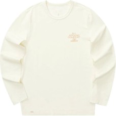 Skechers Mountain And Wild Outdoor Series T-Shirt Women's Cream Beige White Cream Beige White, L