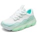 Skechers Sport Anti-Slip Wear-Resistant Breathable Supportive Rebound Low-Top Casual Shoes Women's Green Зеленый, 37