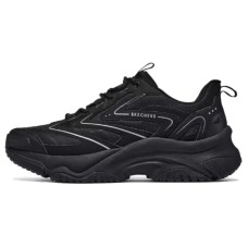 Skechers Cushioning Anti-Slip And Wear-Resistant Low-Top Casual Shoes Men's Black Черный, 43
