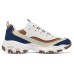 Skechers D'Lites Varsity Spirit Sneaker 'White Blue' Бежевый Синий, 41