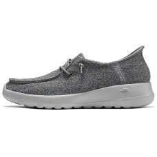 Skechers Slip-Resistant Breathable Low-Top Casual Shoes Women's Gray Серый, 38