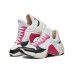 Skechers Block Neo Cushioning Abrasion Resistant Support Low Top Casual Shoes Women's White Pink 38