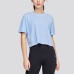 Skechers T Shirt Women's Moon White Blue Moon White Blue/02P8, M