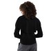 ASOS DESIGN knitted crew neck cape cardigan in black Черный, XS - US 0-2