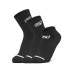 Skechers Mid Calf Socks Women's 3 Pack Carbon Black Carbon Black 3 Pack, Один размер