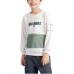 Skechers Grade School Sweatshirts Tofu White/0211, 150