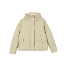 Skechers Down Jacket Women's Beige Brown Beige Brown/01GA, S