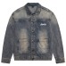 Jeep Denim Jackets Unisex Yellow Mud, M