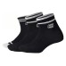 Skechers Ankle Socks Unisex 3 Pack Black 3 Pack (Black), S