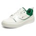 Skechers Sport Court 92 Anti Slip Wear Resistant Low Top Skateboard Shoes Men's White Green White green, 39