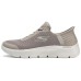 Skechers Go Walk Fle Low-Top Running Shoes Women's Taupe Серо-коричневый, 37