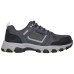 Skechers SKECHERS MENS USA Breathable Support Rebound Low-Top Outdoor Shoes Men's Gray Black Серый, 39.5