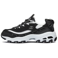 Skechers D Lites 1.0 Running Shoes 'Black White' Women's 35.5