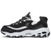 Skechers D Lites 1.0 Running Shoes 'Black White' Women's 35.5